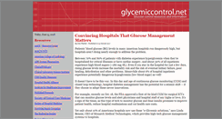 Desktop Screenshot of glycemiccontrol.net